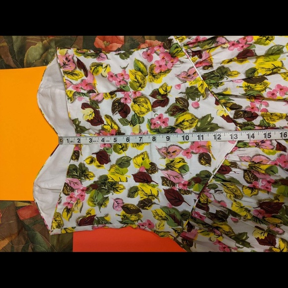 Vintage Milly Floral Dress Size 2 - Picture 10 of 10